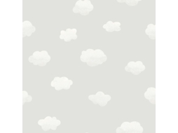Papel De Parede Céu Nublado Cinza E Branco Coleção Over The Rainbow Holden 90990 Gris