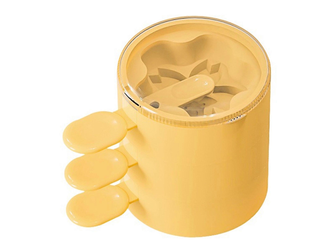 Formas De Gelo Em Formato De Flor De Cerejeira Amarela, 3 Peças, Molde Grande Para Sorvete Em Formato De Flor, Reutilizável, Dupla Camada, Faça Você M