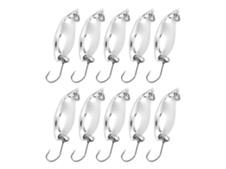 Isca Artificial de Pesca Metal Prata 2.5g 10pcs