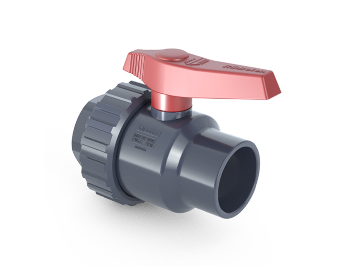 Valvula de Esfera PVC Compacta com Flange e Rosca H 110X4 HIDROTEN