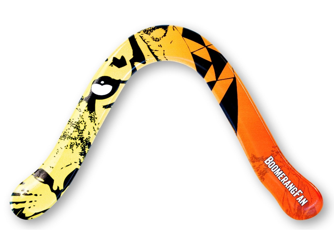 Bumerangue De Madeira Tiger Para Leque, 27 Cm, Brinquedo Para Atividades Ao Ar Livre. Fã de Boomerang