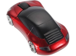 Rato GETEK 010 (Wireless - 1000 dpi - Vermelho)