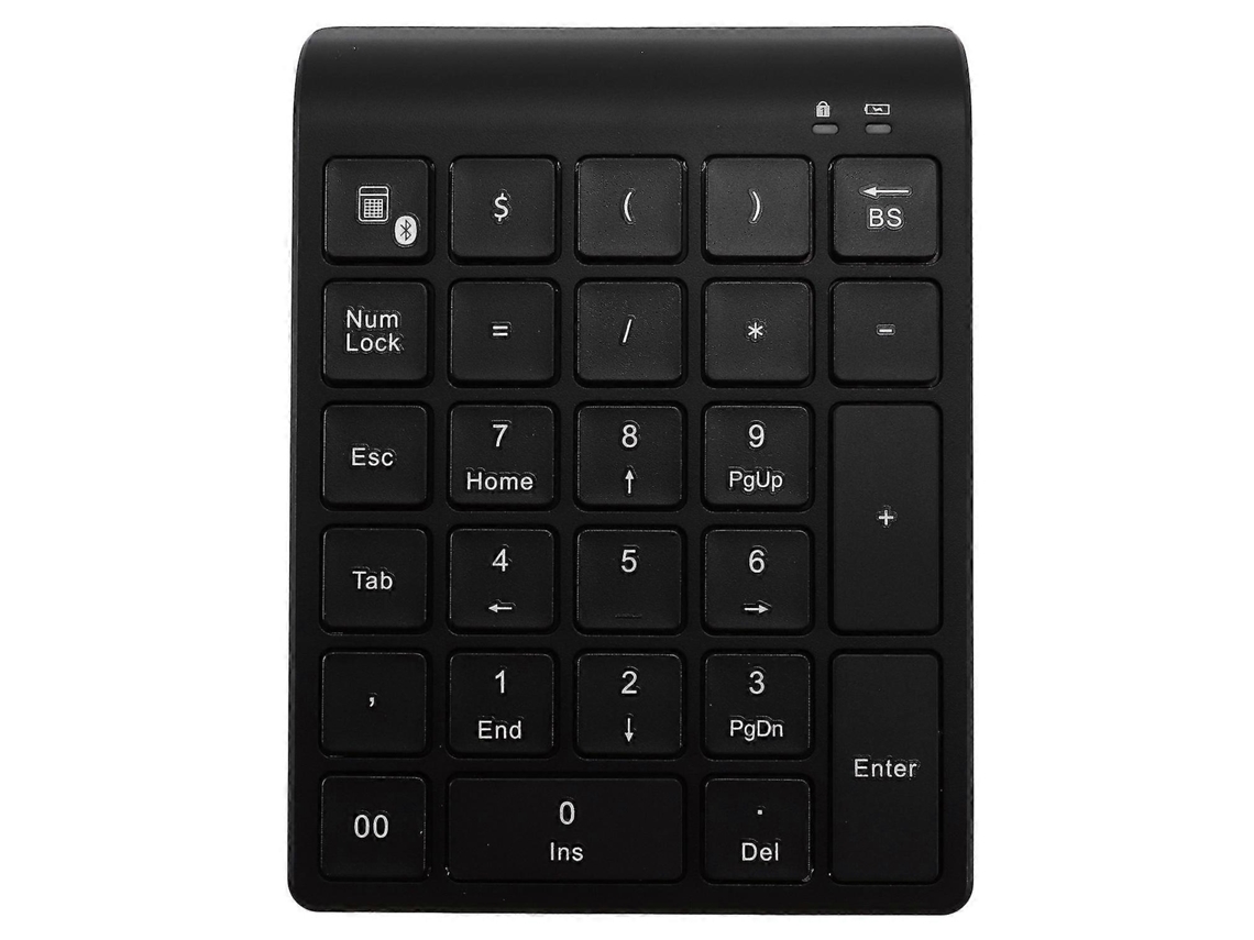 Mini Teclado Numérico Sem Fio Bluetooth De 27 Polegadas Com Mais Funções, Teclado Digital Para Pc. Everley891