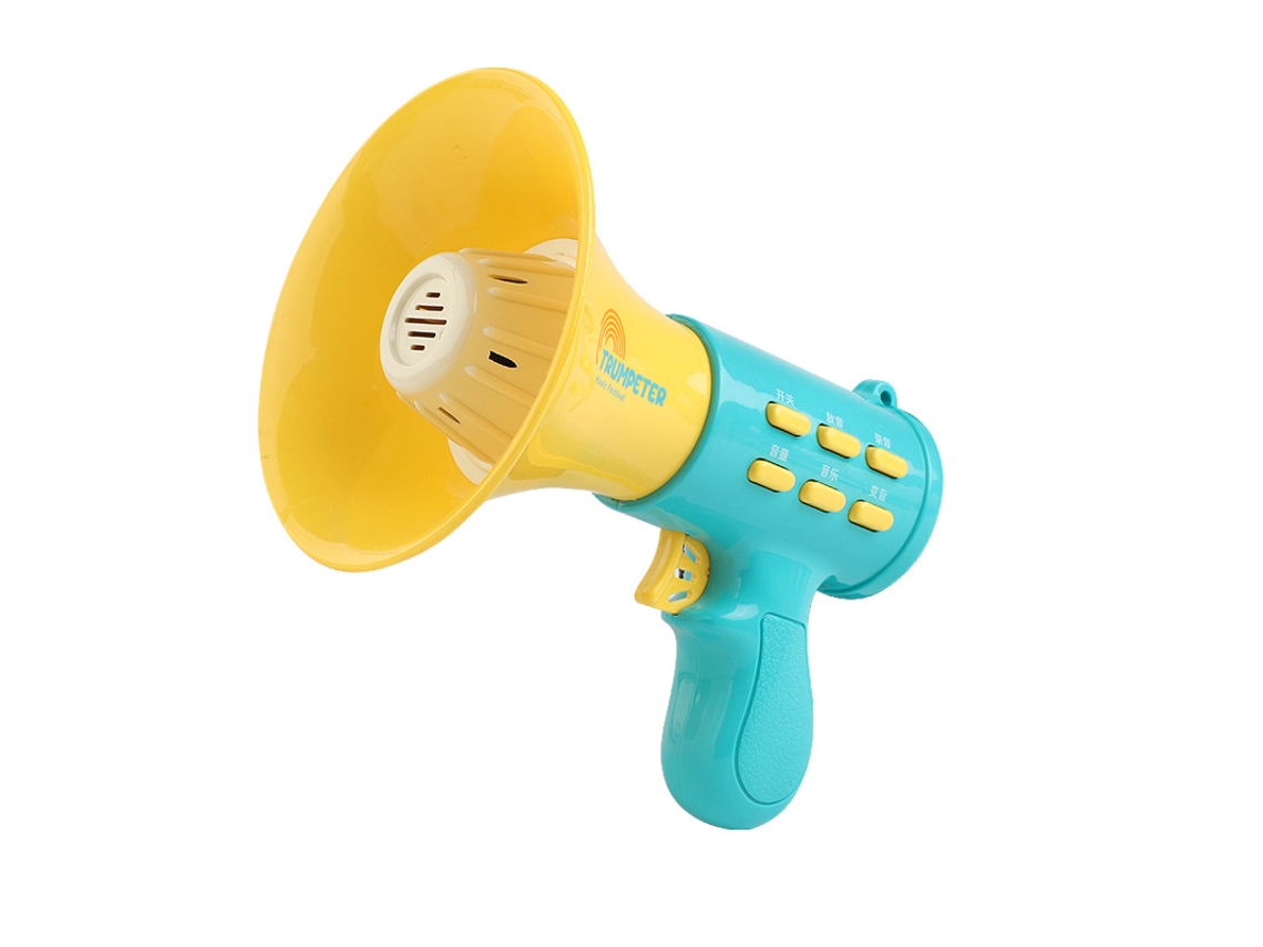 Megafone com Alto falante Infantilazul Alto falante Multifuncional para Gravação e Modificação de Voz CHENNNLS
