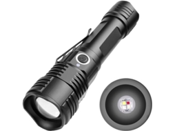 Lanterna Led Multifuncional De 1 Peça Com Modos De Zoom Para Caça E Camping.