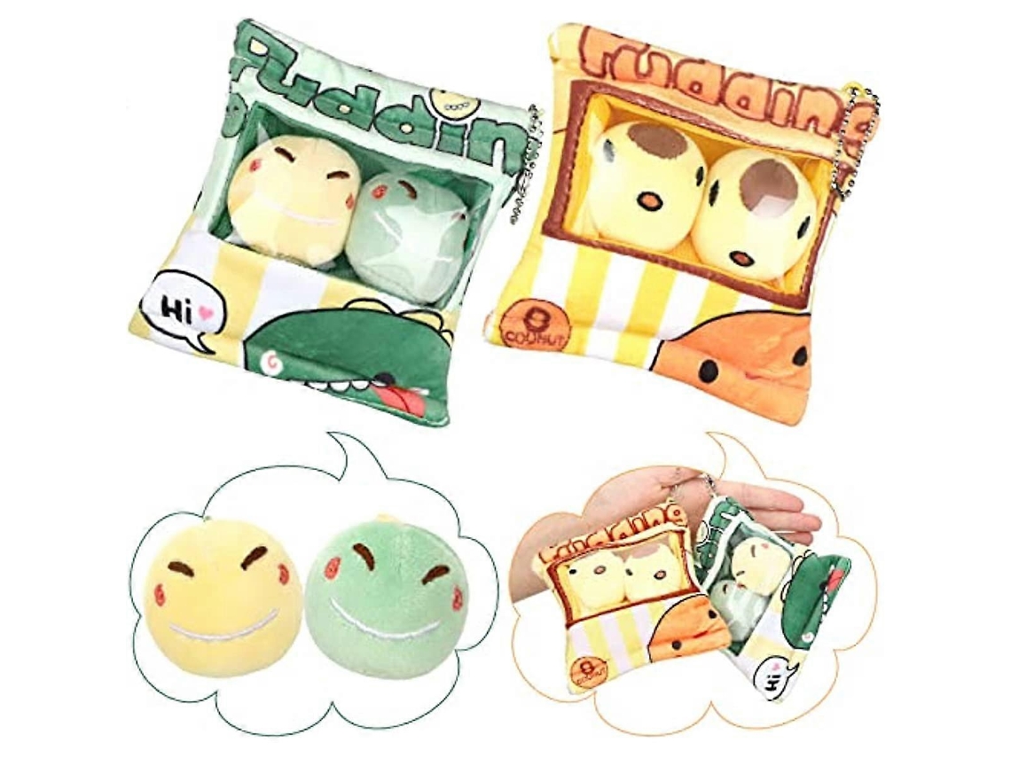 Pelúcias Kawaii Macias 2 Peças Removíveis Mini Almofada Decoração Quarto Presente Aniversário Páscoa 5x4 Polegadas