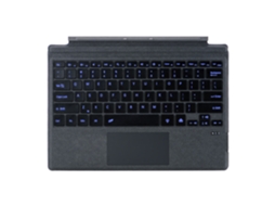 Teclado Magnético Sem Fio Bluetooth Da Microsoft, Modelo Bobbi, Vermelho Surface Pro 3/4/5/6/7, Com Retroiluminação. Yunzii
