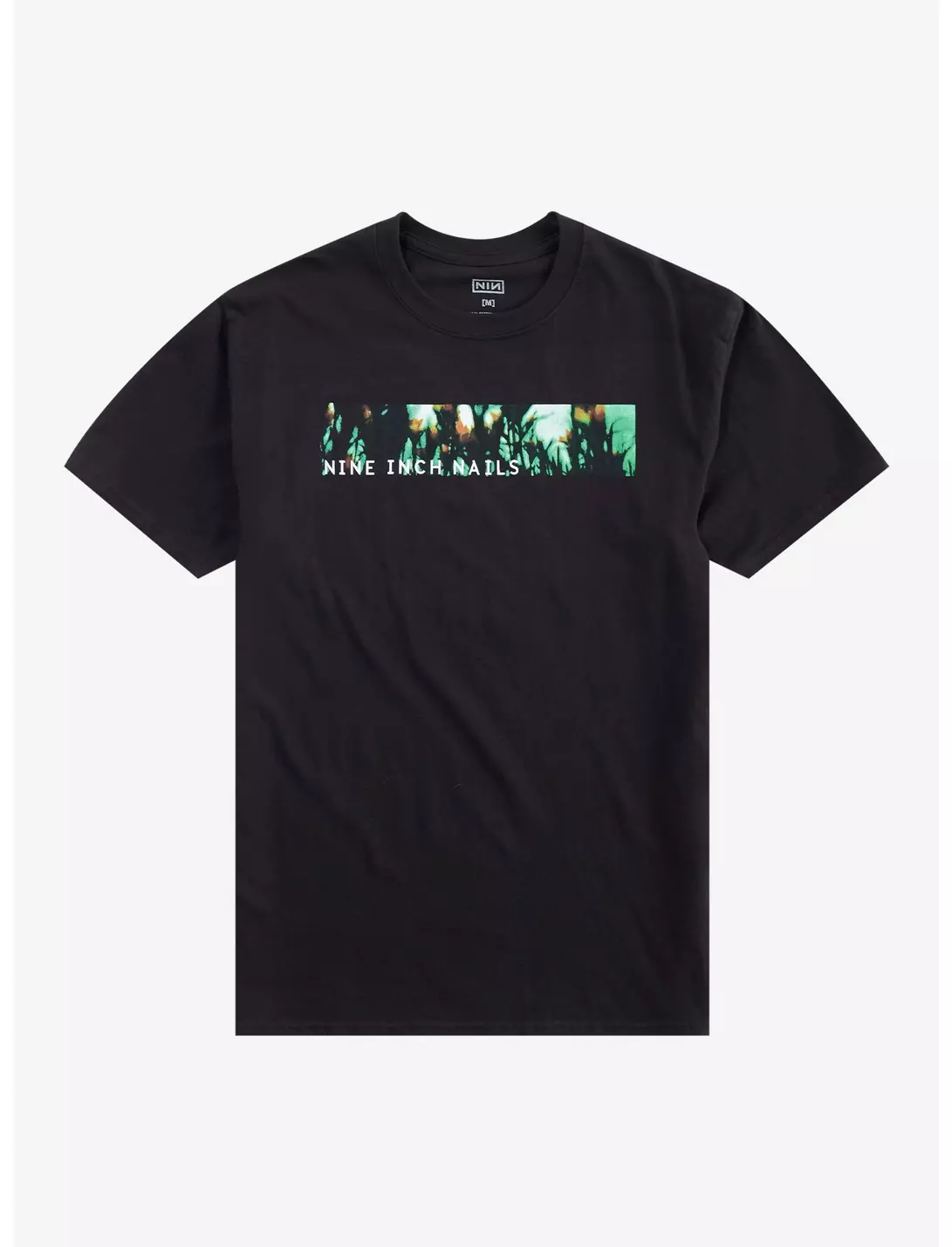 Camiseta Nine Inch Nails com estampa floral, unissex, tamanho adulto: XXXG, ROCKINSTONE