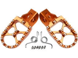 Apoios para os Pés do Piloto Compatíveis com Motocicletas SX Pedais Apoio Cf Design Usinado Cnc: Precisão