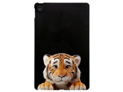 Capa Protetora Fina E Flexível Com Estampa Para Tablet Lenovo Tab M10 Plus Little Tiger Tuotuo (3ª Geração)