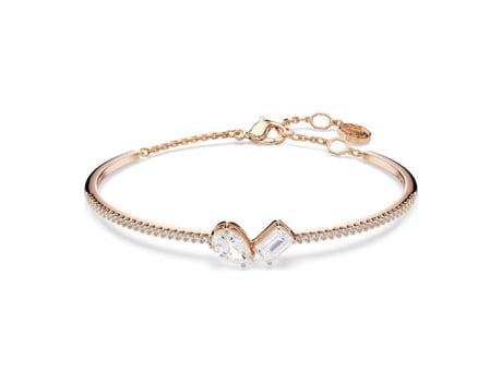 Jonc Swarovski Bracelete Jonc Swarovski Mesmera Moi Et Toi Rosé Cor Da Matéria Rosa Rosa