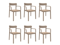 Set 6 Poltronas Interior, Exterior Areia Elba Garbar