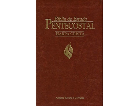 Livro Biblia De Estudo Pentecostal-Media Harpa - de Cpad (Português)