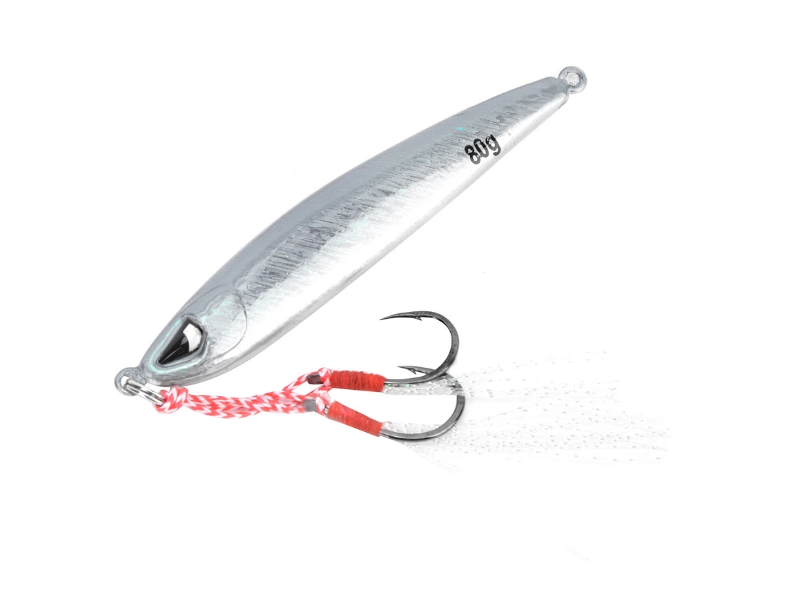 Metal Hard Bait Lure (bionic Fish Luring, Rustproof And Durable) Silver 80g Fishing Bait