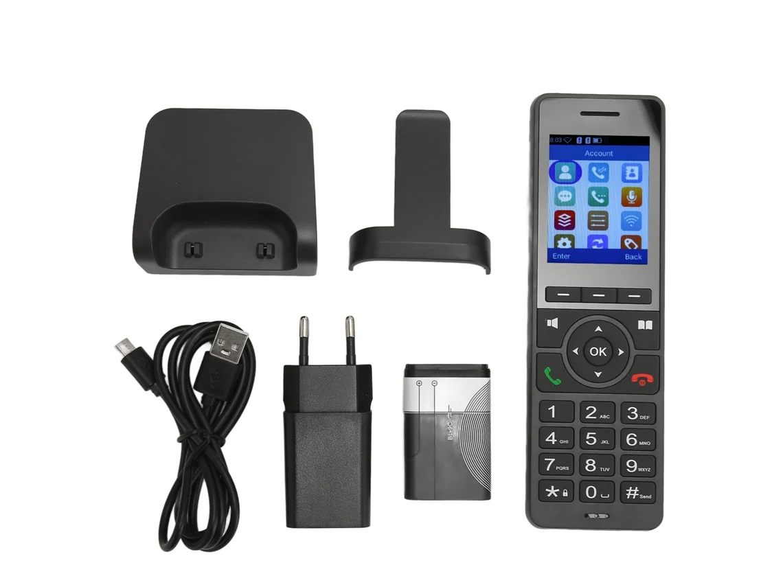 Telefone Fixo Portátil LAXISCREED 4g Sim Ip
