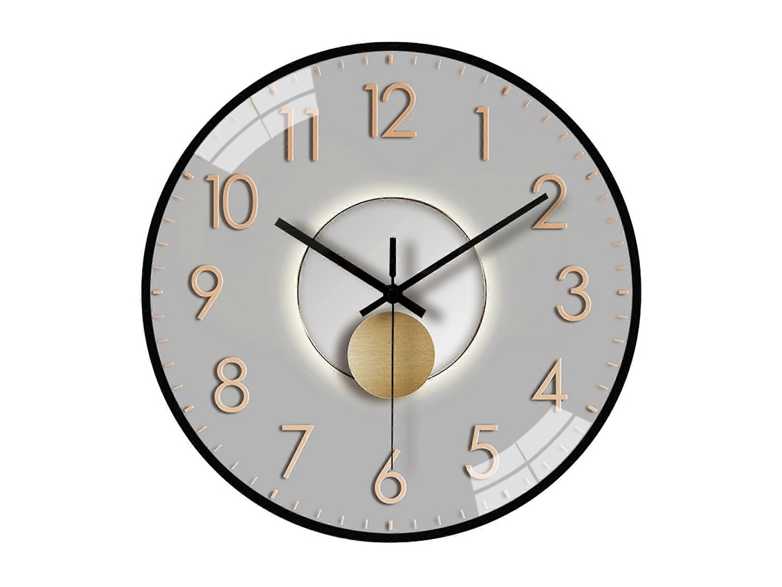 Wall Mounted Clock For Living Room Bedroom Kitchen And Office Decora