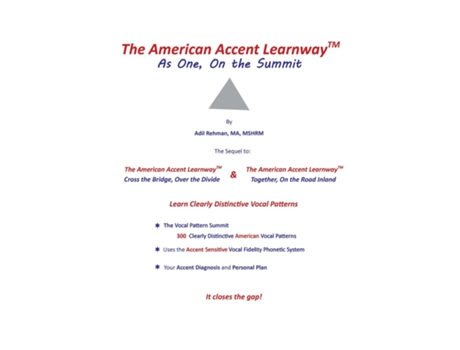 Livro The American Accent Learnway As One, On The Summit De Adil Rehman (inglês)