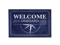 Bem Vindo Mat Azul 70 X 50 Cmmarine Business