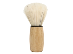Pincel De Barbear Com Cabo De Madeira Para Salão E Casa - Cerdas Macias E Design Ergonômico
