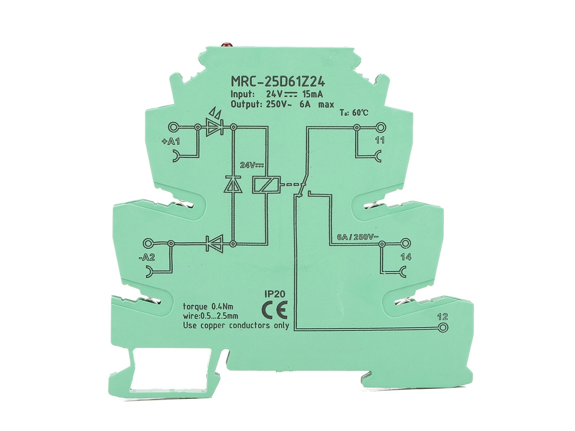 Placa Amplificadora de Saída de Relé PLC 25D61Z24 DC24V