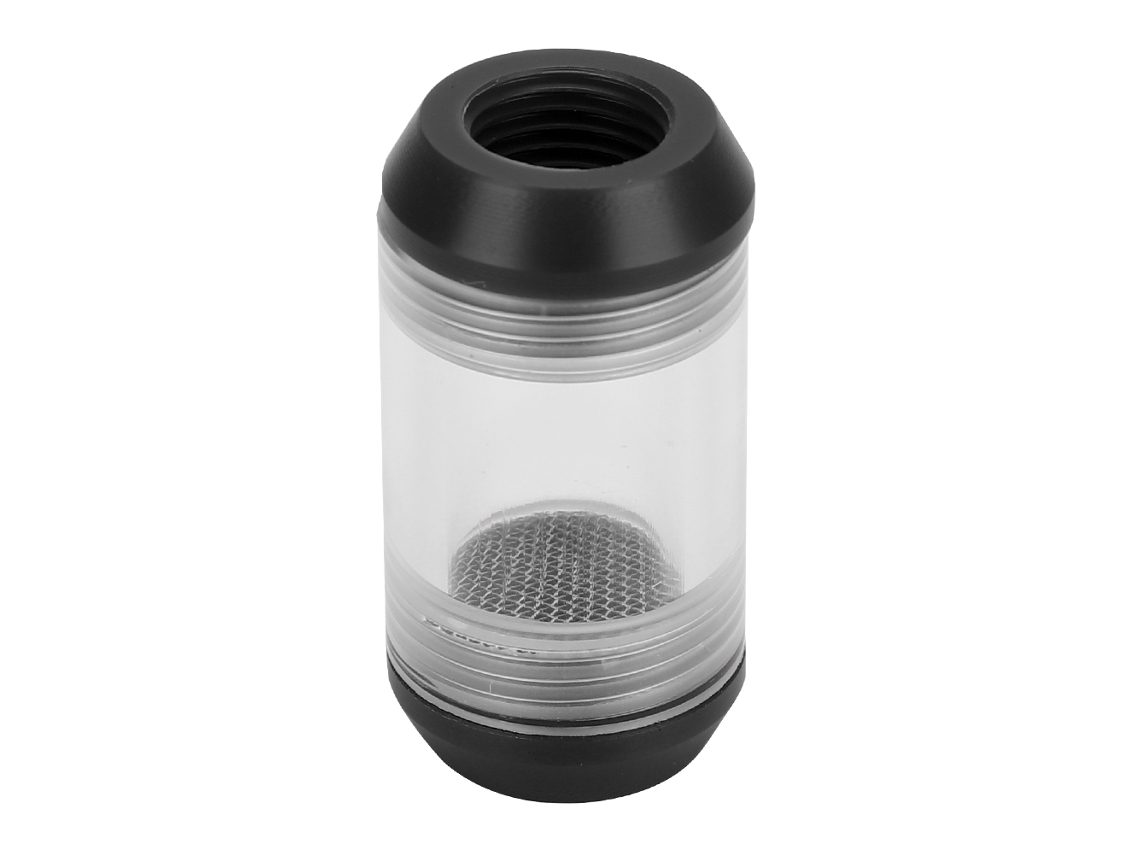 Filtro De Resfriamento Por Água Petg Colorido Xhdiy Com Rosca G1/4 1/4 Polegada Preto