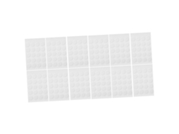 600 Adesivos De Pontos Dupla Face Fita Nano Sem Resíduos Transparentes