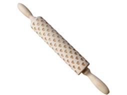 Rolo de Massa para Pão e Biscoitos com Gravura de Coração LAXISCREED