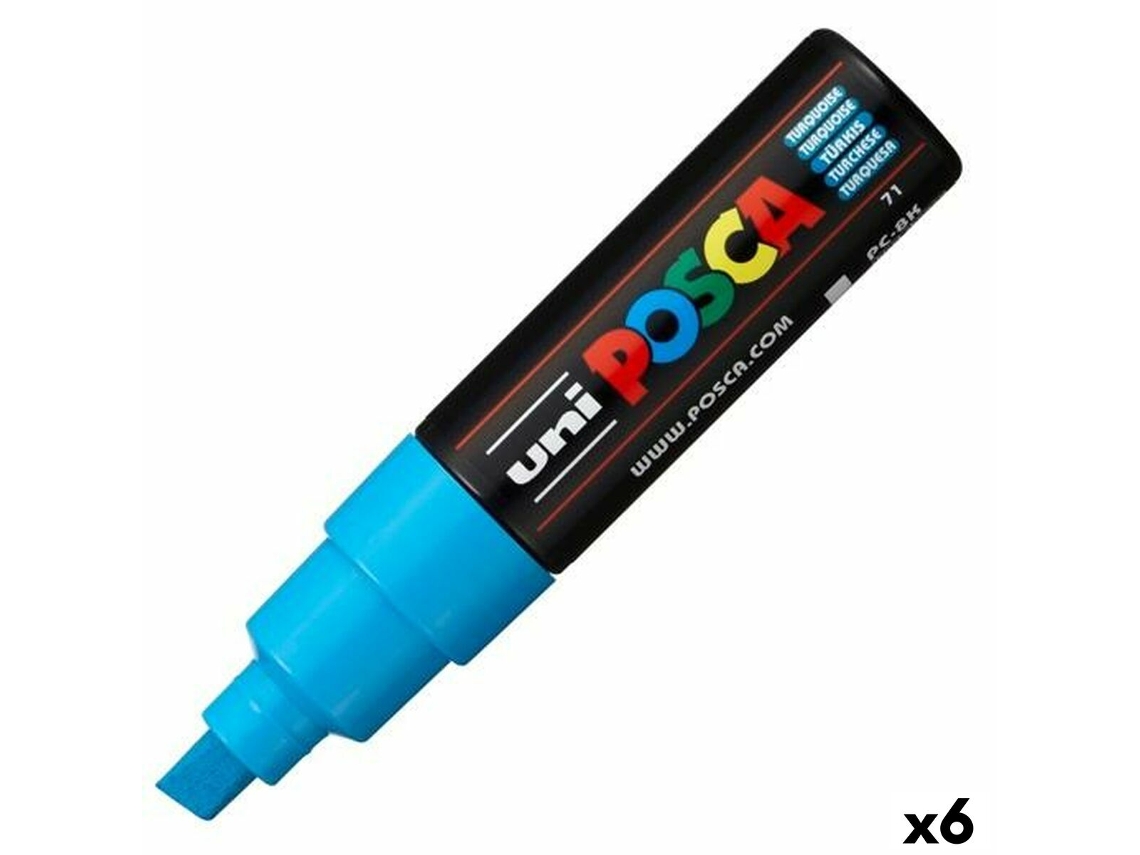 Rotulador POSCA Pc-8K Turquesa 6 Unidades