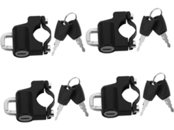 Capacete Impermeável De 4 Peças Com Chave, Compatível Com Scooters Elétricas, Proteção Rápida E Compacta.