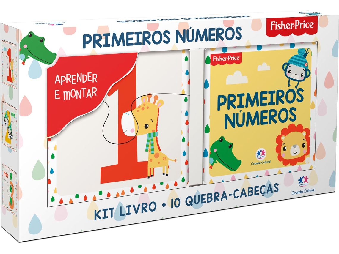 Livro Fisher-Price - Primeiros Números de Marina Evangelista (Poortugues do Brasil)