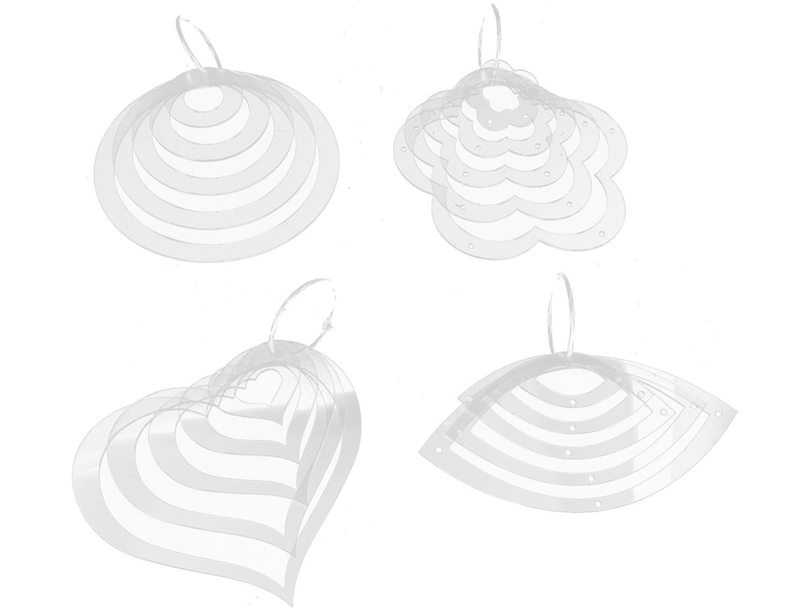 Conjunto De 20 Moldes De Acrílico Para Costura E Quilting