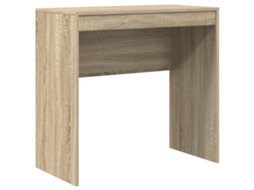Conjunto 1 Mesa Compacta Vidaxl Castanho Derivados De Madeira (80 X 40 X 76 Cm)