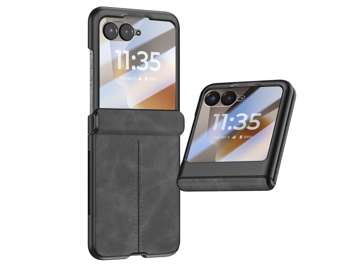 Capa Para Motorola Razr 70 Com Vidro Temperado Ecrã Externo