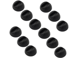 Kit Com 12 Protetores De Silicone Para Pés Cadeiras, Pretos, Para Pés Bifurcados De 3 8a 1 2 Polegada, Capas Protetoras