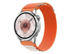Bracelete para Huawei Band 10 / 9 / 8 Nylon Trançado com Fecho de Velcro Interface Metálica Preta XIAOMOYU