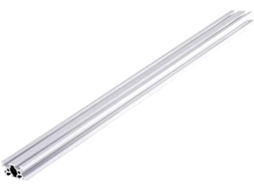 Perfil De Alumínio Extrudado Em V, 2040, Prateado, 100-1200mm, 20x40 Mm, Para Máquina De Gravação Cnc 500mm
