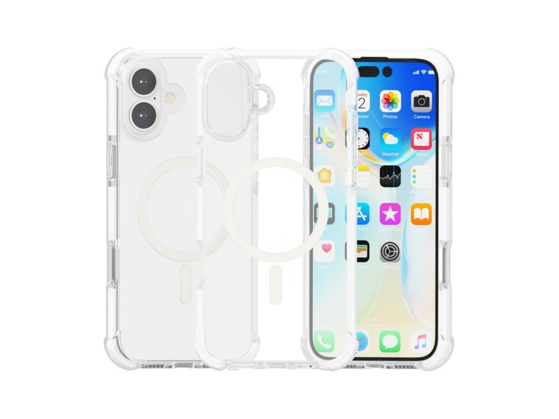 Capa Para Iphone 17 - Acrílico Com Magsafe E Design À Prova De Choque
