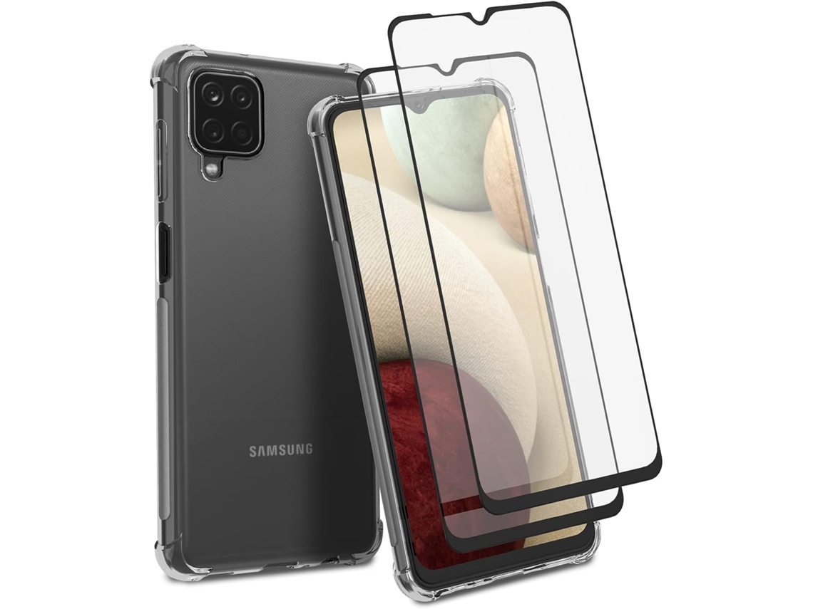 Capa Protetores Gel Flexível para Samsung Galaxy A12 HONGWE. Tecido Transparente