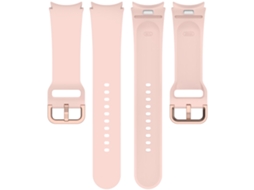 Pulseira de Silicone para Samsung Galaxy Watch 7/Fe Rosa