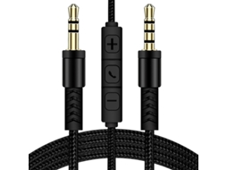 Cabo Áudio 3.5mm Macho/macho Microfone – Ligar Telemóvel A Coluna Auto 1 Metropreto Hexinyigjly