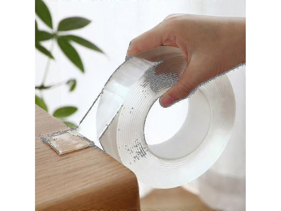 Fita Adesiva Dupla Face Nano Tape Transparente, Reutilizável e À Prova D'água. GOKOCO