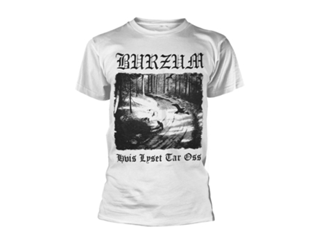T-shirt BURZUM (S - Branco)