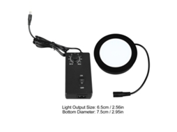 Laxiscreed Luz Auxiliar Led Redonda Ajustável Para Microscópio Industrial 90-260v