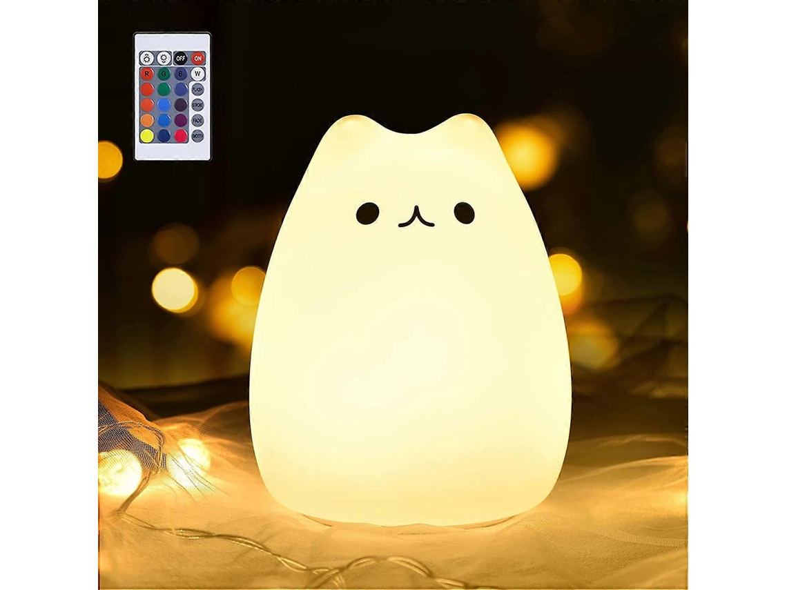 Abajur Em Formato De Gato, Presente Para Meninas De 3, 4 E 5 Anos, Presente De Formatura Para Adolescentes, Luz Noturna Para Quart Aquaforge