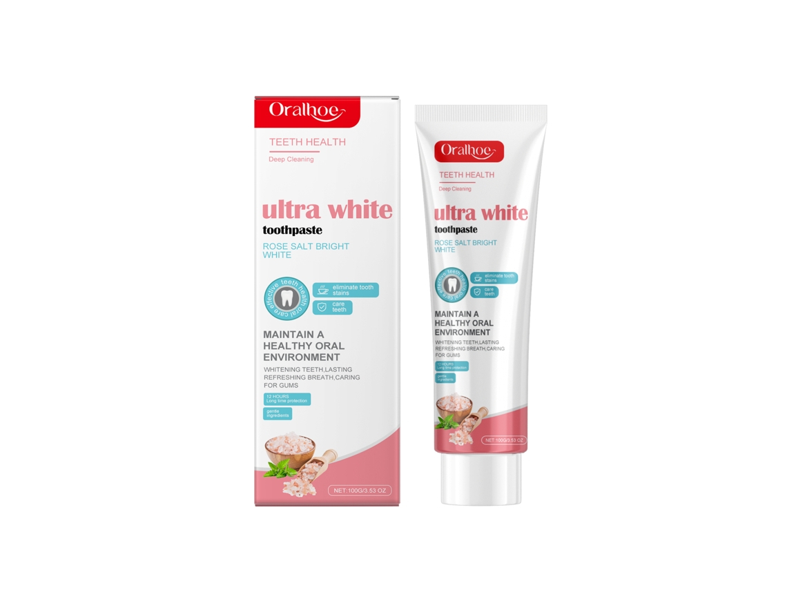 Pasta de Dentes Rose Brightening Remoção Manchas