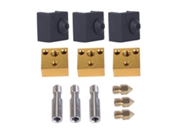 Kit Hotend Extruder Com Bocal Mk8 0.4mm Heatbreak Silicone Sock Para Impressoras 3d Cr10 Ender 3