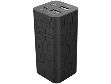 Powerbank EUROTECH 10400 mAh Preto — 10400 mAh