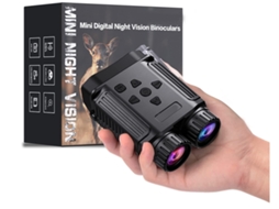 Mini Óculos De Visão Noturna, Binóculos De Visão Noturna, Óculos De Infravermelho Digital Com Tela Lcd De 2,4, Preto Yizhood