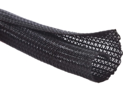 Manga Protetora para Cabos Autotravante, 13 Mm, Cor Preto, para Tv, Pc, Home Theater, Carro e Escritório AQUAFORGE