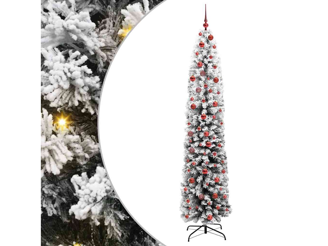 Conjunto 1 Árvore De Natal Vidaxl Verde Pvc (210 Cm)